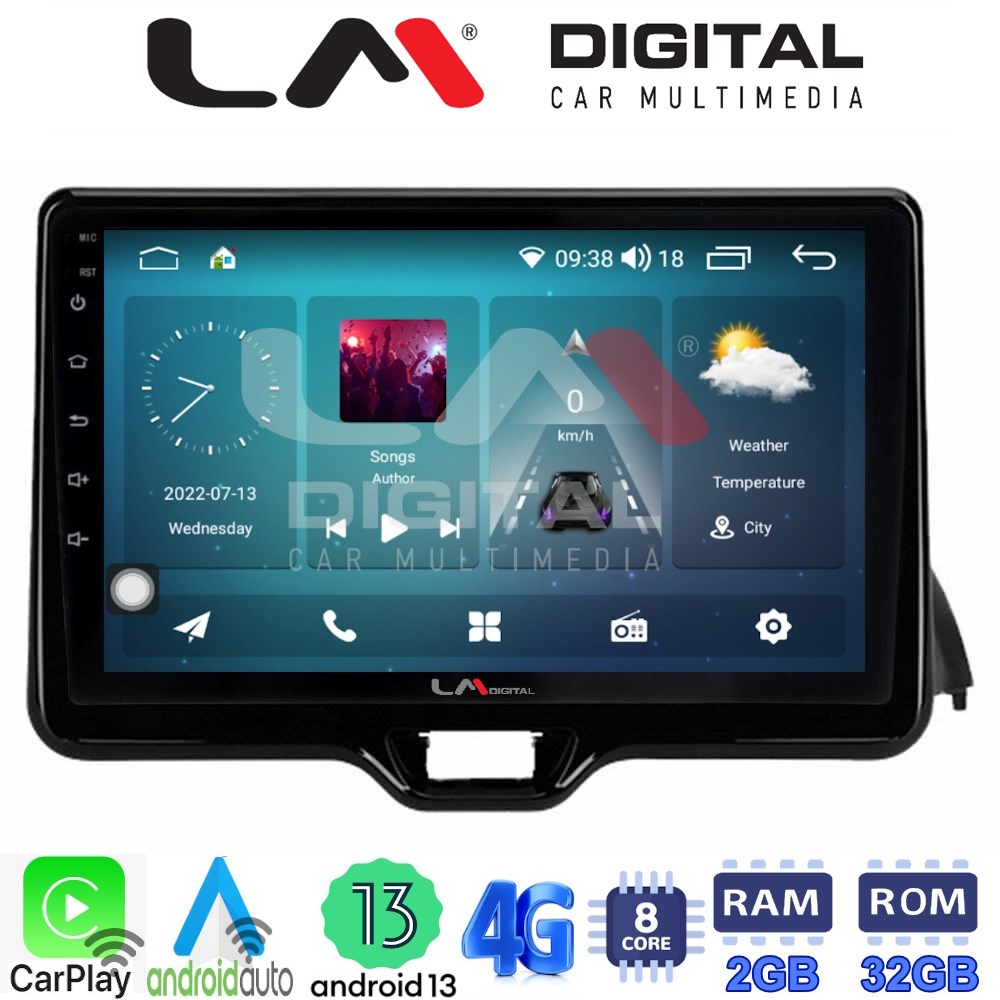 LM Digital - LM ZR8554 GPS Οθόνη OEM Multimedia Αυτοκινήτου για TOYOTA YARIS 2020> (CarPlay/AndroidAuto/BT/GPS/WIFI/GPRS)