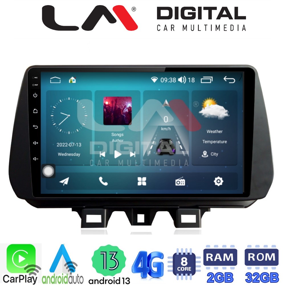 LM Digital - LM ZR8555 GPS Οθόνη OEM Multimedia Αυτοκινήτου για Hyundai Tucson 2019 > 2020 (CarPlay/AndroidAuto/BT/GPS/WIFI/GPRS)