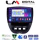 LM Digital - LM ZR8560 GPS Οθόνη OEM Multimedia Αυτοκινήτου για Aygo & C1 & 107 '05>'14 (CarPlay/AndroidAuto/BT/GPS/WIFI/GPRS)