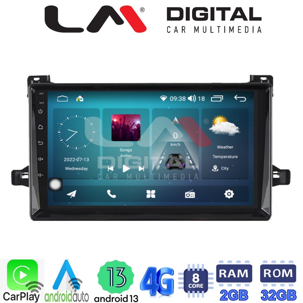 LM Digital - LM ZR8562 GPS Οθόνη OEM Multimedia Αυτοκινήτου για TOYOTA PRIUS 2016>  (CarPlay/AndroidAuto/BT/GPS/WIFI/GPRS)