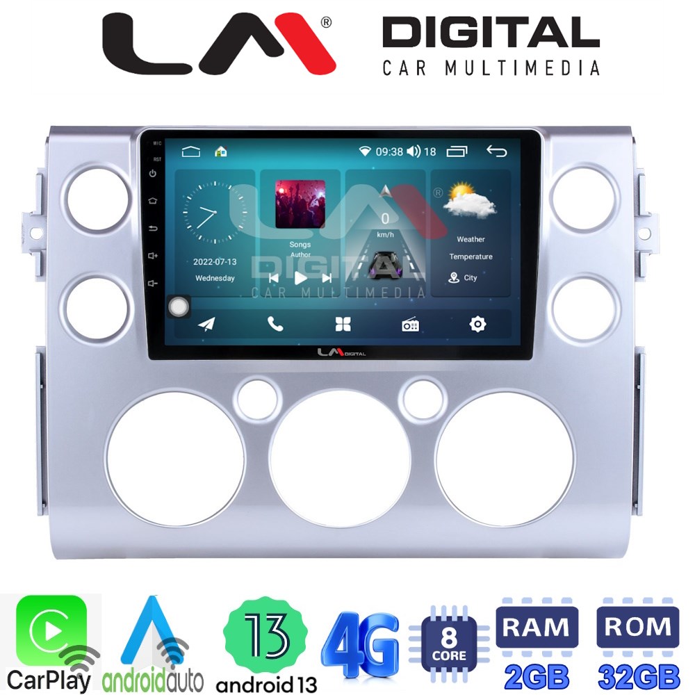 LM Digital - LM ZR8563 GPS Οθόνη OEM Multimedia Αυτοκινήτου για TOYOTA  FJ CRUISER 2014>   (CarPlay/AndroidAuto/BT/GPS/WIFI/GPRS)