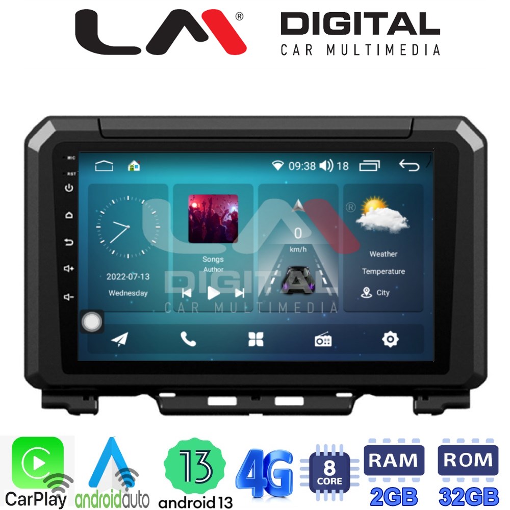 LM Digital - LM ZR8570 GPS Οθόνη OEM Multimedia Αυτοκινήτου για SUZUKI JIMNY 2018> (CarPlay/AndroidAuto/BT/GPS/WIFI/GPRS)