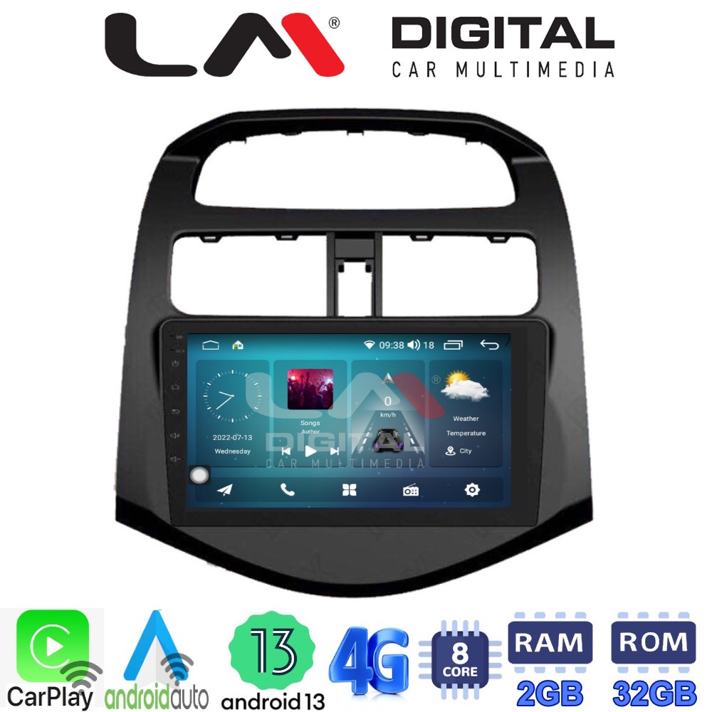 LM Digital - LM ZR8589 GPS Οθόνη OEM Multimedia Αυτοκινήτου για DAEWOO SPARK 2009>2016 (CarPlay/AndroidAuto/BT/GPS/WIFI/GPRS)