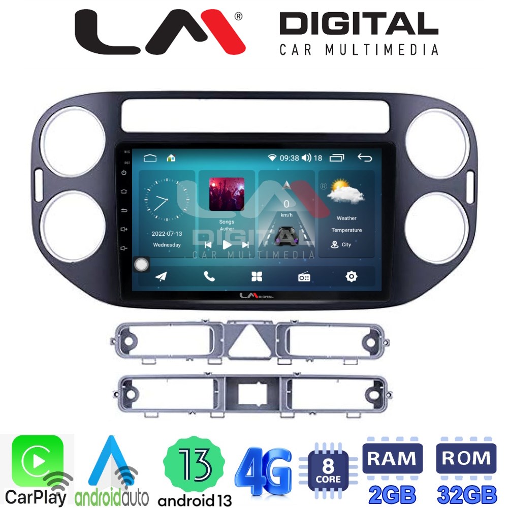 LM Digital - LM ZR8590B GPS Οθόνη OEM Multimedia Αυτοκινήτου για VW Tiguan 2007 > 2016 VW Golf Plus 2004 > 2014 (CarPlay/AndroidAuto/BT/GPS/WIFI/GPRS)