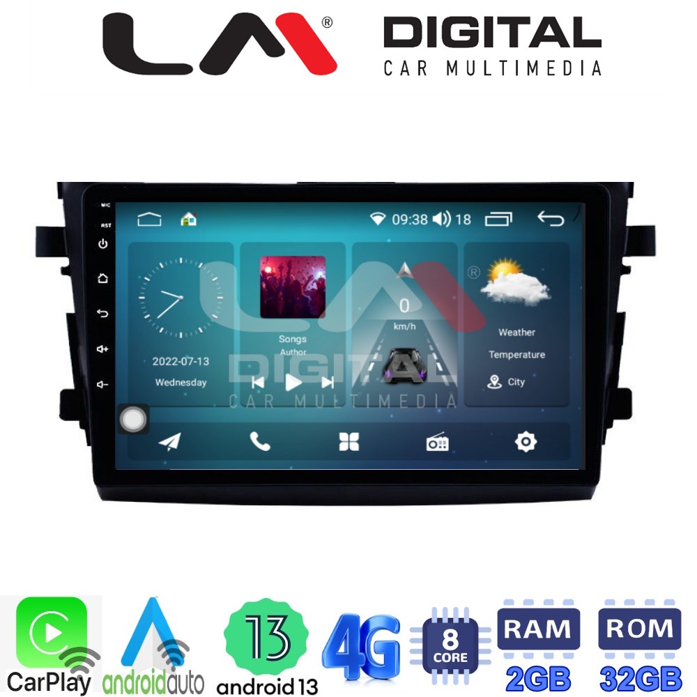 LM Digital - LM ZR8599 GPS Οθόνη OEM Multimedia Αυτοκινήτου για SUZUKI CELERIO 2015> (CarPlay/AndroidAuto/BT/GPS/WIFI/GPRS)