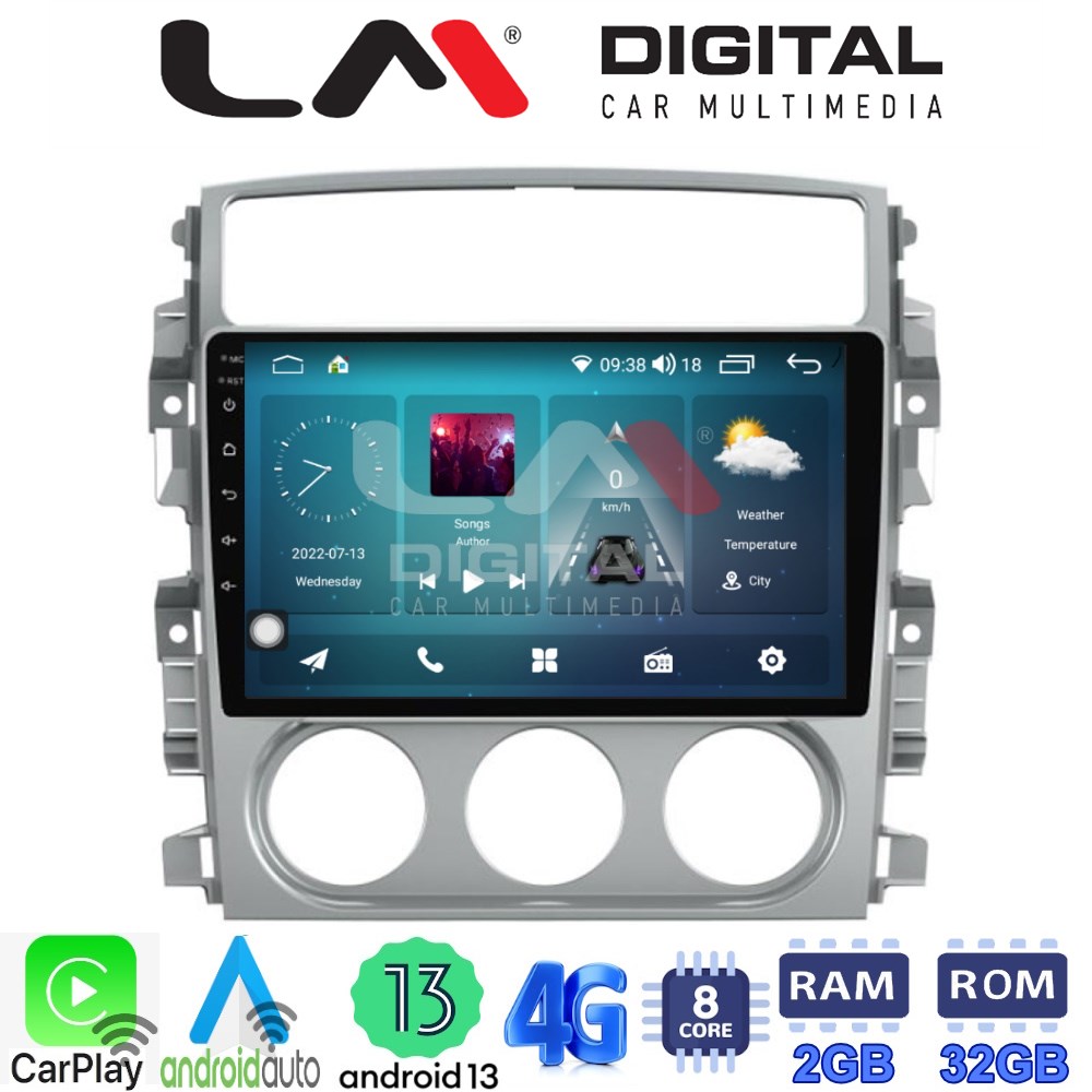 LM Digital - LM ZR8641 GPS Οθόνη OEM Multimedia Αυτοκινήτου για SUZUKI LIANA 2001>2008 (CarPlay/AndroidAuto/BT/GPS/WIFI/GPRS)