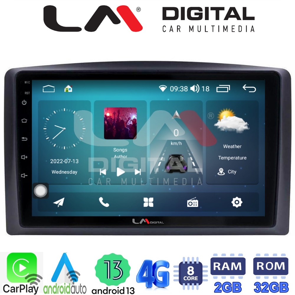 LM Digital - LM ZR8665 GPS Οθόνη OEM Multimedia Αυτοκινήτου για Mercedes Vito 2015 > (CarPlay/AndroidAuto/BT/GPS/WIFI/GPRS)