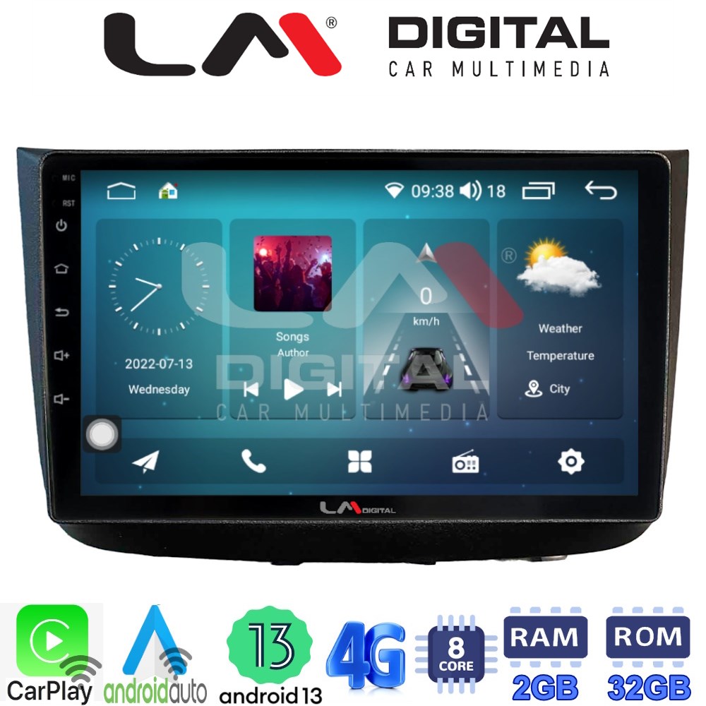LM Digital - LM ZR8667 GPS Οθόνη OEM Multimedia Αυτοκινήτου για Mercedes Vito 2003 > 2015 (CarPlay/AndroidAuto/BT/GPS/WIFI/GPRS)