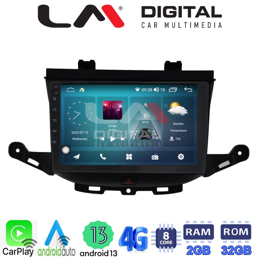 LM Digital - LM ZR8674 GPS Οθόνη OEM Multimedia Αυτοκινήτου για Opel Astra K 2016 > (CarPlay/AndroidAuto/BT/GPS/WIFI/GPRS)