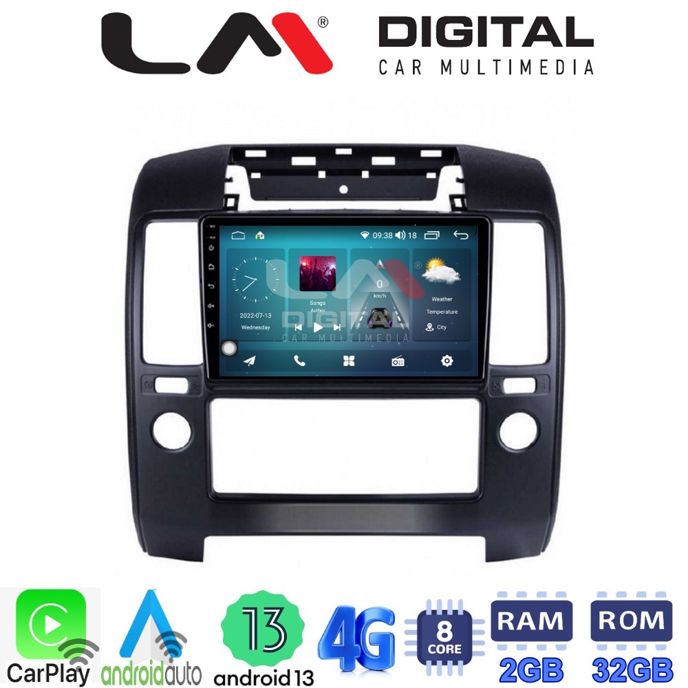 LM Digital - LM ZR8684 GPS Οθόνη OEM Multimedia Αυτοκινήτου για Nissan NV200 2009> (CarPlay/AndroidAuto/BT/GPS/WIFI/GPRS)