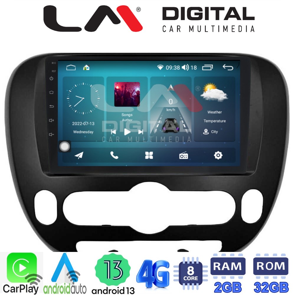 LM Digital - LM ZR8694 GPS Οθόνη OEM Multimedia Αυτοκινήτου για Kia Soul 2014 > (CarPlay/AndroidAuto/BT/GPS/WIFI/GPRS)