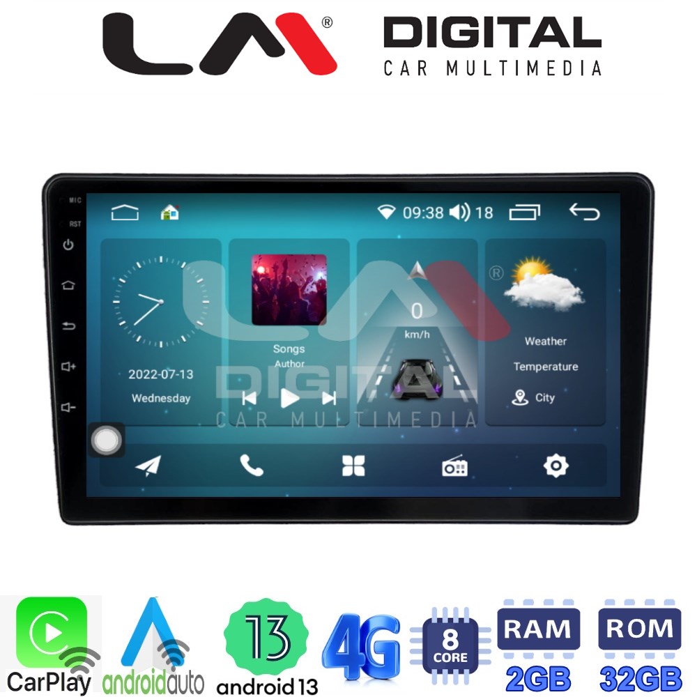 LM Digital - LM ZR8715 GPS Οθόνη OEM Multimedia Αυτοκινήτου για Nissan Navara D40 2006 > 2016 clima (CarPlay/AndroidAuto/BT/GPS/WIFI/GPRS)