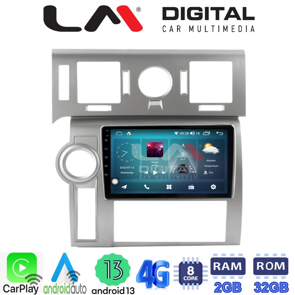 LM Digital - LM ZR8720 GPS Οθόνη OEM Multimedia Αυτοκινήτου για Hummer H2 2008 > 2009 (CarPlay/AndroidAuto/BT/GPS/WIFI/GPRS)