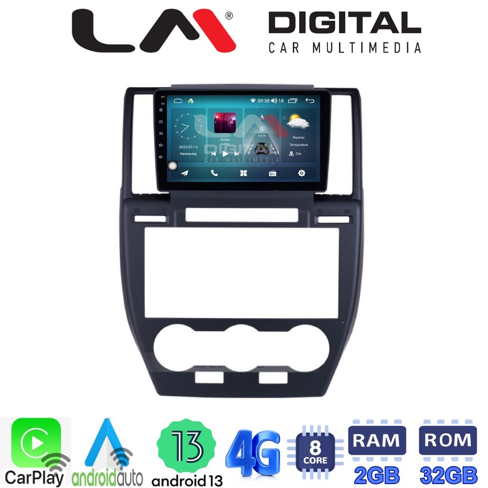 LM Digital - LM ZR8722 GPS Οθόνη OEM Multimedia Αυτοκινήτου για Land Rover Freelander II 2007 > 2013 (CarPlay/AndroidAuto/BT/GPS/WIFI/GPRS)