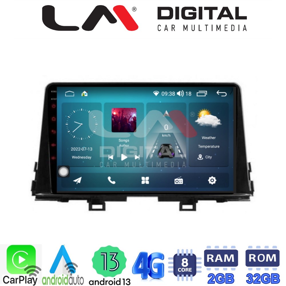 LM Digital - LM ZR8795 GPS Οθόνη OEM Multimedia Αυτοκινήτου για OEM KIA PICCANTO 2017> (CarPlay/AndroidAuto/BT/GPS/WIFI/GPRS)
