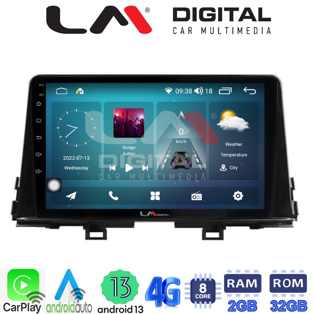 LM Digital - LM ZR8796 GPS Οθόνη OEM Multimedia Αυτοκινήτου για Kia Piccanto 2021> (CarPlay/AndroidAuto/BT/GPS/WIFI/GPRS)