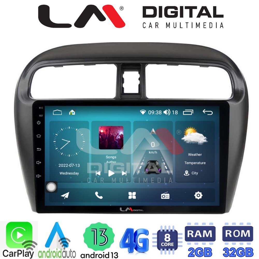 LM Digital - LM ZR8850 GPS Οθόνη OEM Multimedia Αυτοκινήτου για Mitsubishi Spacestar 2013> (CarPlay/AndroidAuto/BT/GPS/WIFI/GPRS)