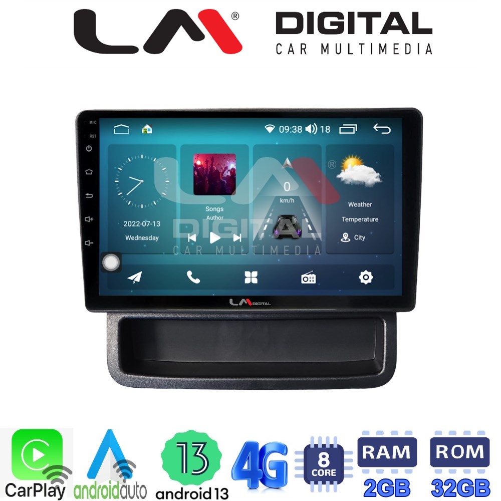LM Digital - LM ZR8893 GPS Οθόνη OEM Multimedia Αυτοκινήτου για Opel Vivaro - Renault Trafic - Nissan Primastar 2010 > 2014 (CarPlay/AndroidAuto/BT/GPS/WIFI/GPRS)