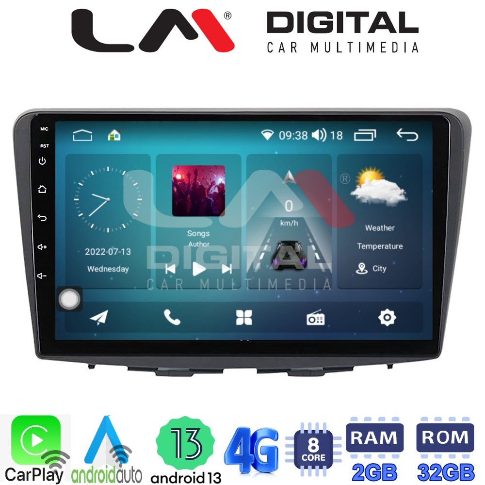 LM Digital - LM ZR8955 GPS Οθόνη OEM Multimedia Αυτοκινήτου για Suzuki Baleno 2015 > (CarPlay/AndroidAuto/BT/GPS/WIFI/GPRS)