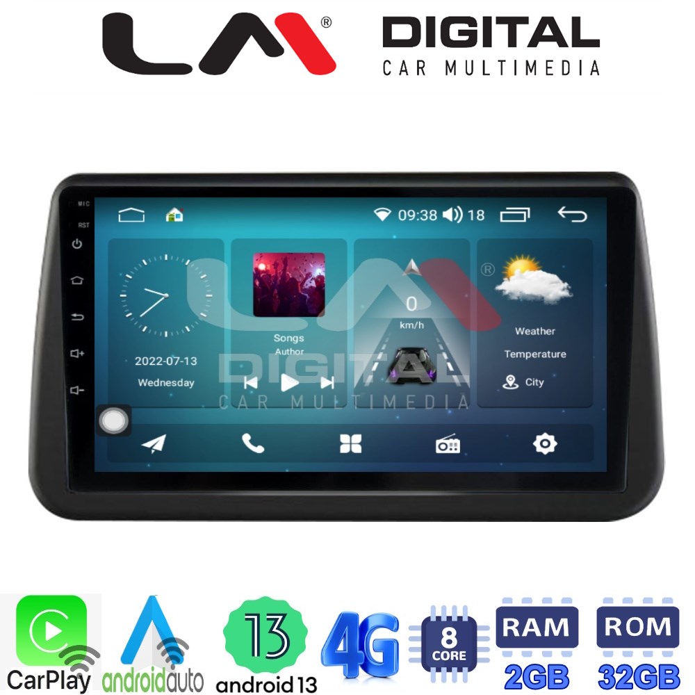 LM Digital - LM ZR8962 GPS Οθόνη OEM Multimedia Αυτοκινήτου για Opel Meriva 2010 > 2017 (CarPlay/AndroidAuto/BT/GPS/WIFI/GPRS)