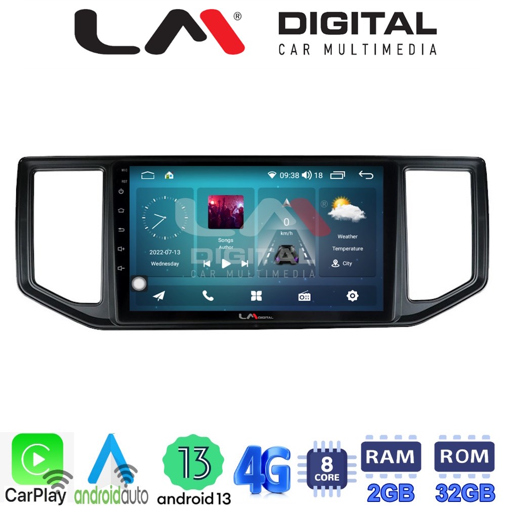 LM Digital - LM ZR8997 GPS Οθόνη OEM Multimedia Αυτοκινήτου για VW CRAFTER  2017 > 2021
MAN TGE  2017 > (CarPlay/AndroidAuto/BT/GPS/WIFI/GPRS)