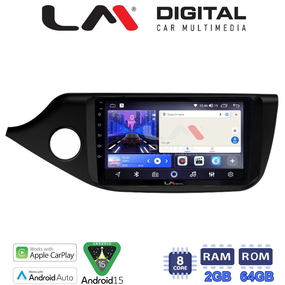 LM Digital - LM ZW8216 GPS Οθόνη OEM Multimedia Αυτοκινήτου για KIA CEED 2013 > 2016  (CarPlay/AndroidAuto/BT/GPS/WIFI)