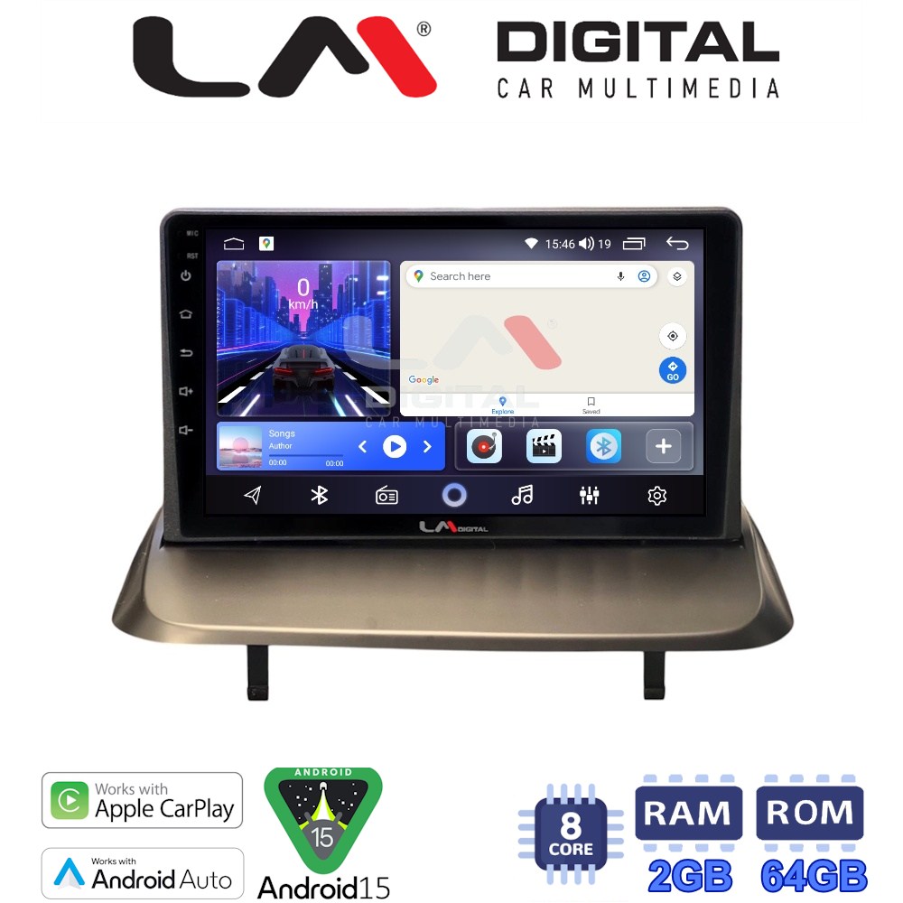 LM Digital - LM ZW8323UP GPS Οθόνη OEM Multimedia Αυτοκινήτου για Peugeot 3008 2009 > 2016 (CarPlay/AndroidAuto/BT/GPS/WIFI)