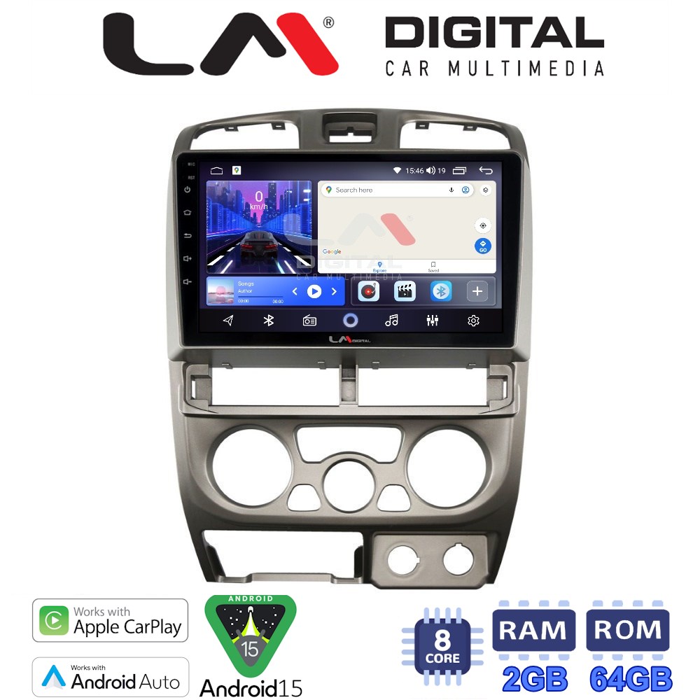LM Digital - LM ZW8426 GPS Οθόνη OEM Multimedia Αυτοκινήτου για Isuzu D-Max 2002 > 2007 (CarPlay/AndroidAuto/BT/GPS/WIFI)