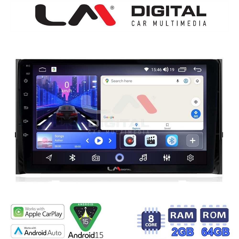 LM Digital - LM ZW8484 GPS Οθόνη OEM Multimedia Αυτοκινήτου για SKODA KAROQ & KODIAK 2016 > (CarPlay/AndroidAuto/BT/GPS/WIFI)