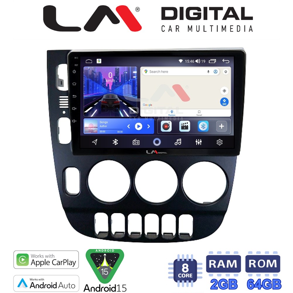LM Digital - LM ZW8506 GPS Οθόνη OEM Multimedia Αυτοκινήτου για Mercedes ML W163 1998 > 2002 (CarPlay/AndroidAuto/BT/GPS/WIFI)