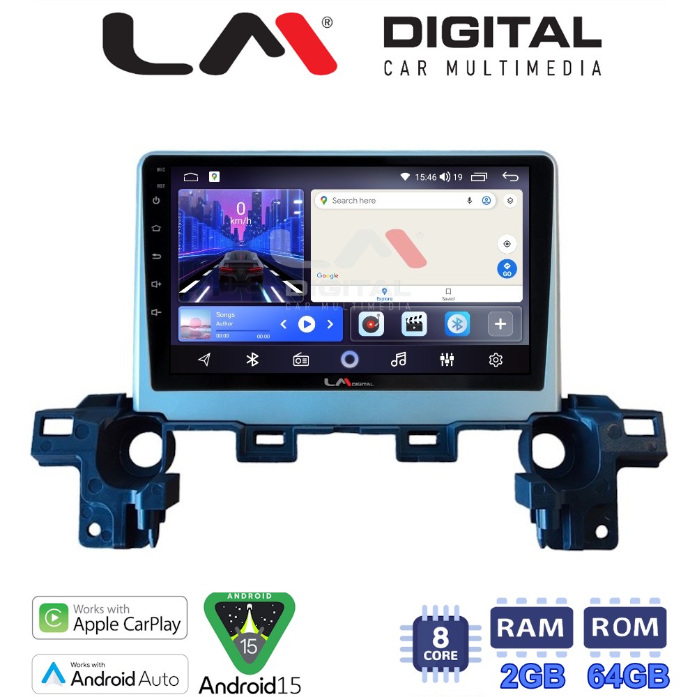 LM Digital - LM ZW8538 GPS Οθόνη OEM Multimedia Αυτοκινήτου για Mazda CX-5 2018 > (CarPlay/AndroidAuto/BT/GPS/WIFI)