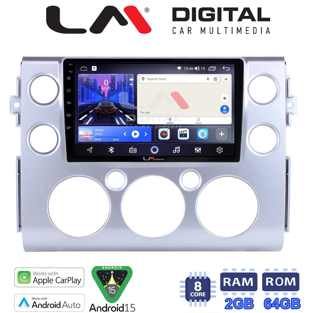 LM Digital - LM ZW8563 GPS Οθόνη OEM Multimedia Αυτοκινήτου για TOYOTA  FJ CRUISER 2014>   (CarPlay/AndroidAuto/BT/GPS/WIFI)