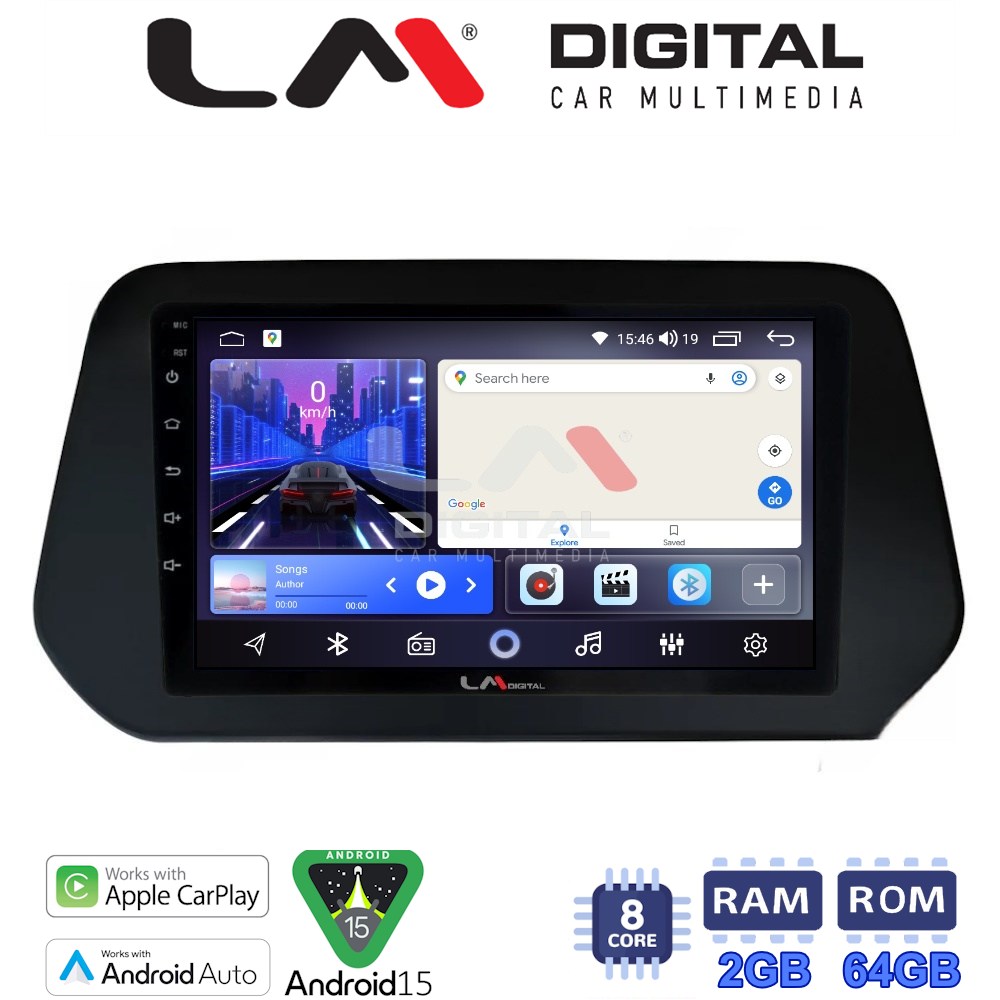 LM Digital - LM ZW8573 GPS Οθόνη OEM Multimedia Αυτοκινήτου για Suzuki Grand Vitara 2022> (CarPlay/AndroidAuto/BT/GPS/WIFI)
