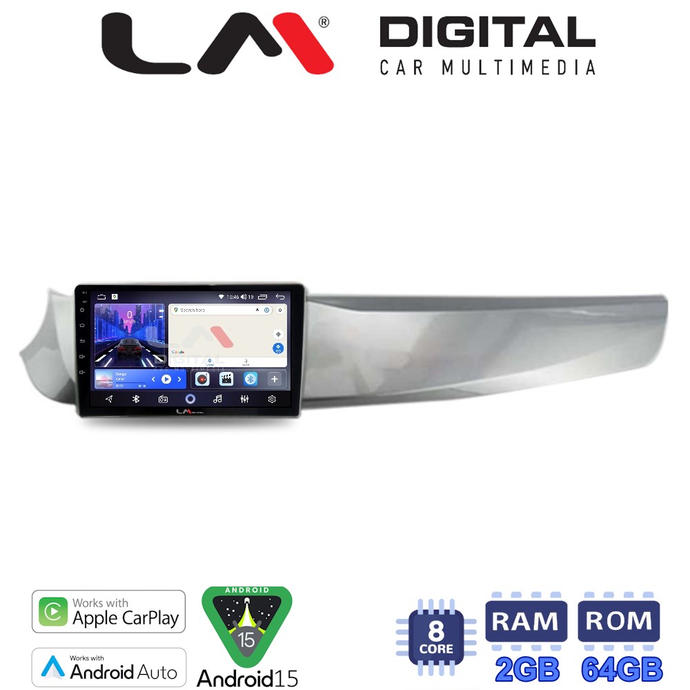 LM Digital - LM ZW8643 GPS Οθόνη OEM Multimedia Αυτοκινήτου για Alfa Romeo Guilietta 2010 > 2014 (CarPlay/AndroidAuto/BT/GPS/WIFI)