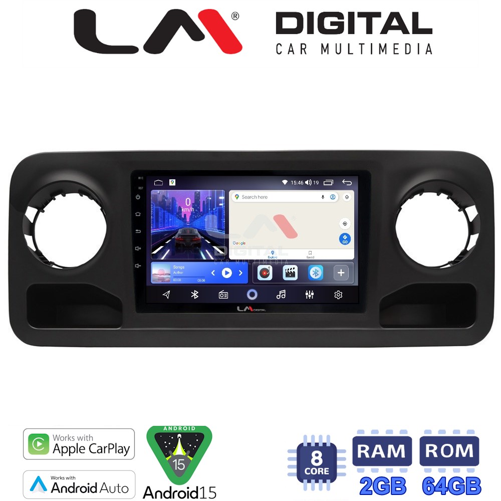 LM Digital - LM ZW8670 GPS Οθόνη OEM Multimedia Αυτοκινήτου για Mercedes Sprinter 2019 > (CarPlay/AndroidAuto/BT/GPS/WIFI)