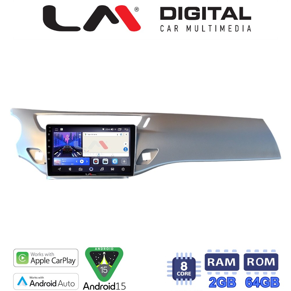 LM Digital - LM ZW8940S GPS Οθόνη OEM Multimedia Αυτοκινήτου για Citroen C3 DS3 2009 > 2016 (CarPlay/AndroidAuto/BT/GPS/WIFI)