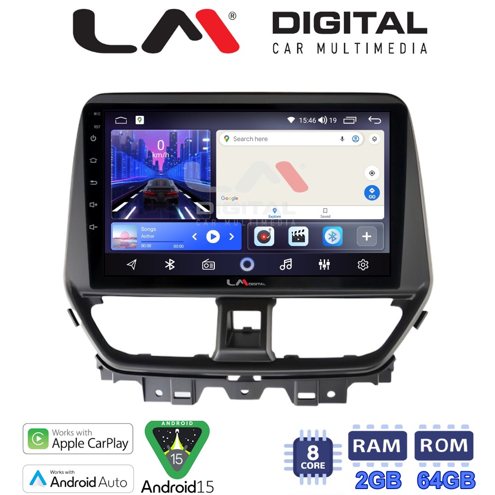 LM Digital - LM ZW8956 GPS Οθόνη OEM Multimedia Αυτοκινήτου για Suzuki Baleno 2022 > (CarPlay/AndroidAuto/BT/GPS/WIFI)