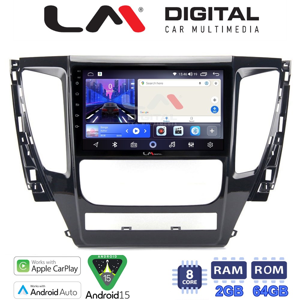 LM Digital - LM ZW8992 GPS Οθόνη OEM Multimedia Αυτοκινήτου για Mitsubishi Pajero 2014> (CarPlay/AndroidAuto/BT/GPS/WIFI)
