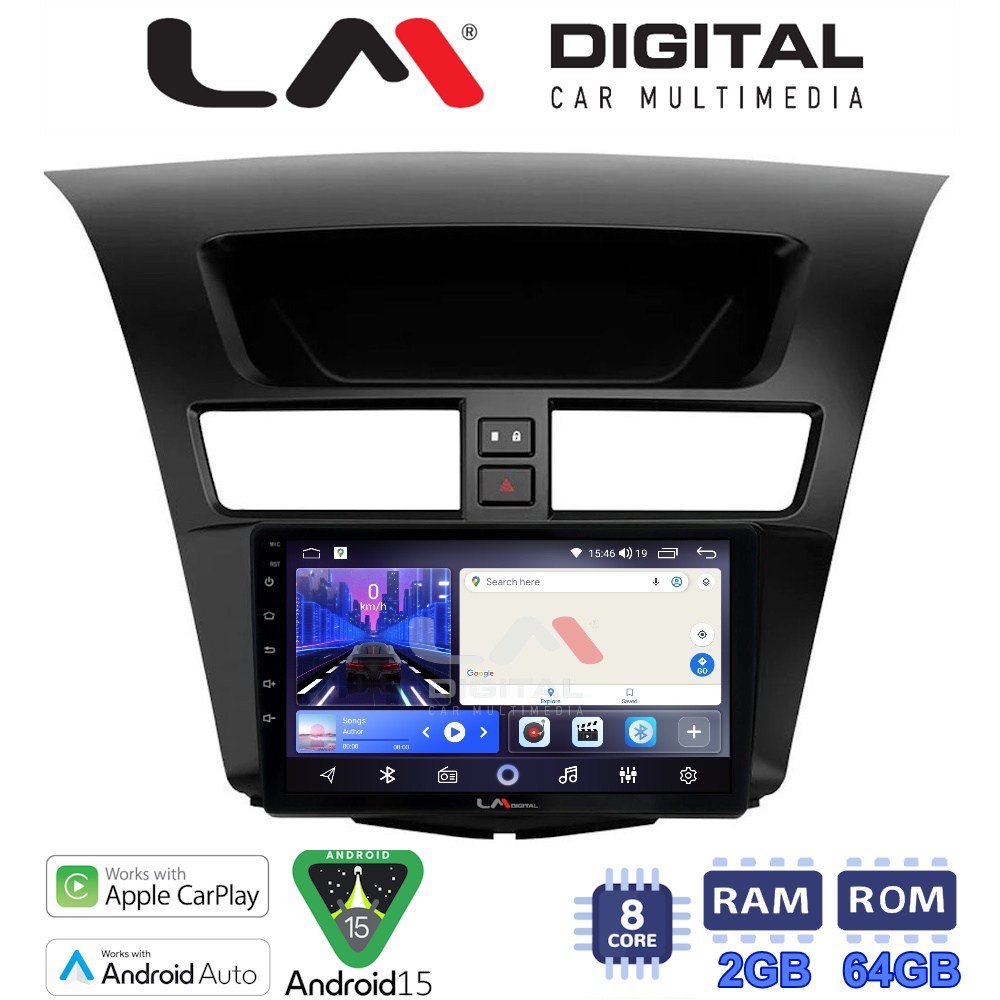 LM Digital - LM ZW8994 GPS Οθόνη OEM Multimedia Αυτοκινήτου για Mazda BT50 2012 > 2018 (CarPlay/AndroidAuto/BT/GPS/WIFI)