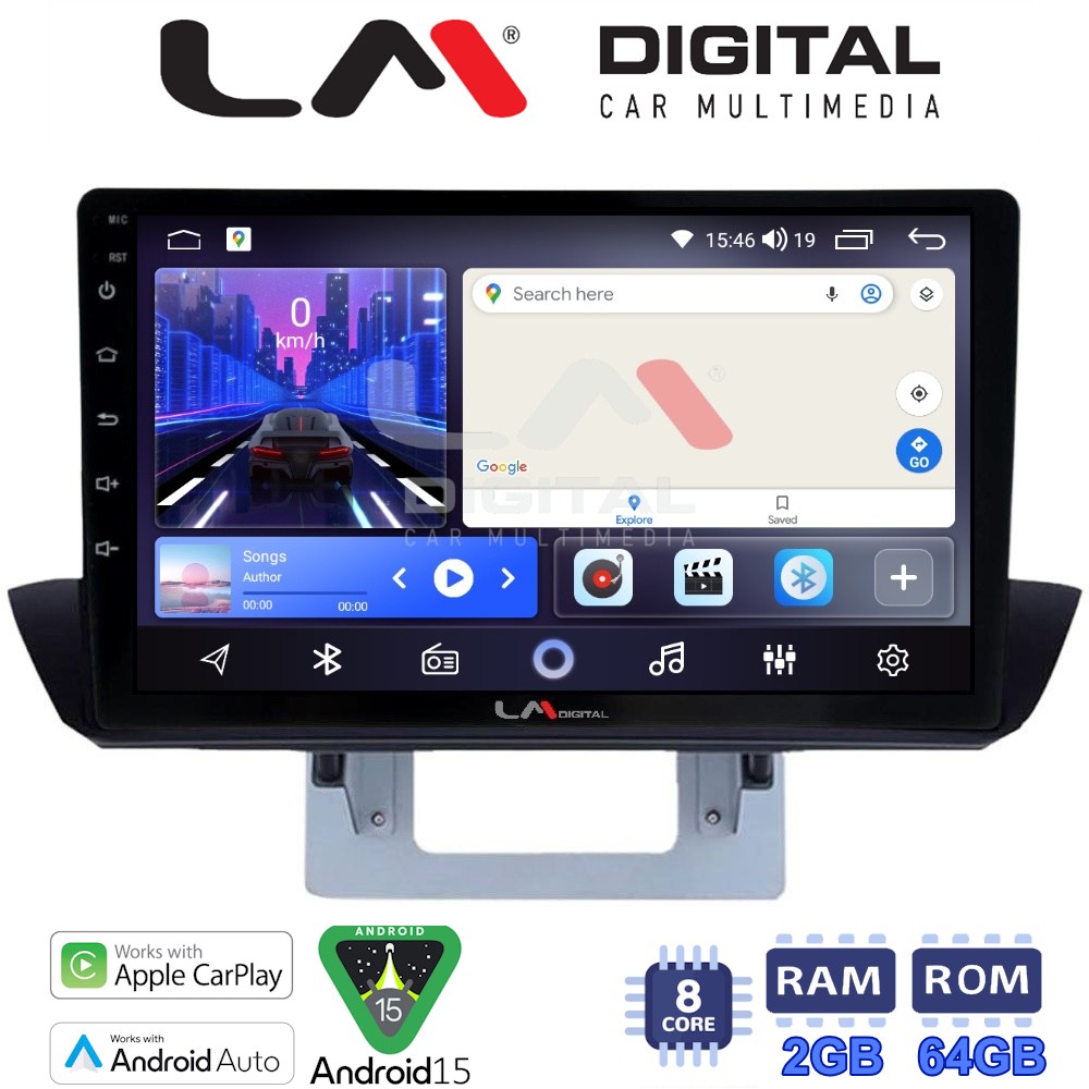 LM Digital - LM ZW8994UP GPS Οθόνη OEM Multimedia Αυτοκινήτου για Mazda BT50 2012 > 2018 (CarPlay/AndroidAuto/BT/GPS/WIFI)