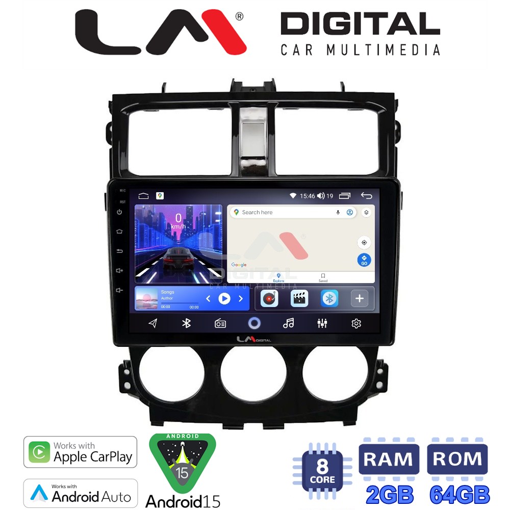 LM Digital - LM ZW8995 GPS Οθόνη OEM Multimedia Αυτοκινήτου για Mitsubishi Colt 2013 > (CarPlay/AndroidAuto/BT/GPS/WIFI)