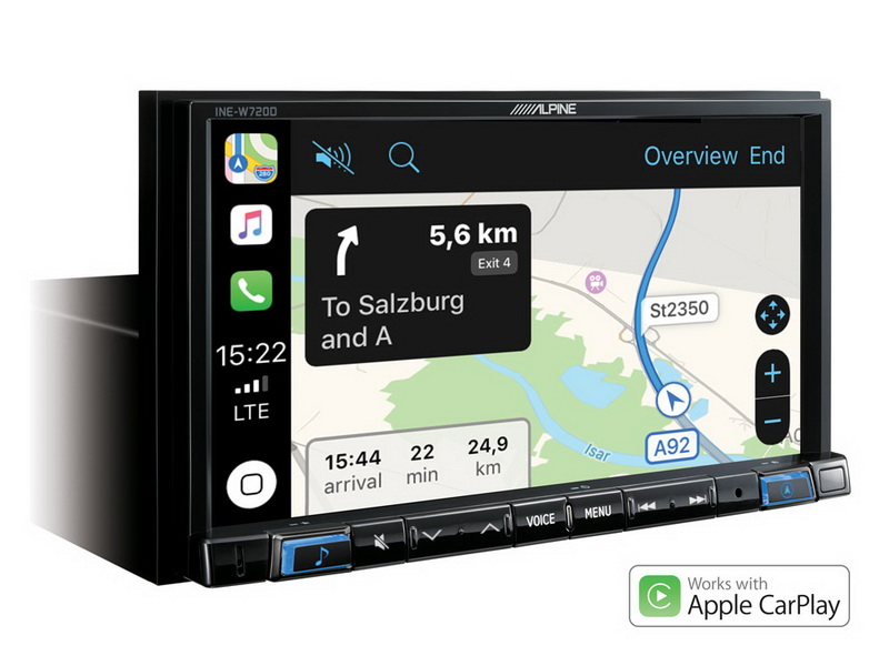 Οθόνη ALPINE INE-W720D 7"