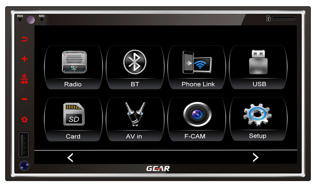 Οθόνη GEAR GR-AV55BT 6.9" Με iOS / iPlay