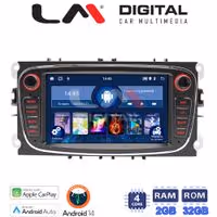 Οθόνη Multimedia LM Digital V4003B GPS Με Apple CarPlay / Android Auto / BT / GPS / WiFi / GPRS Για FORD FOCUS -2011 / FORD MONDEO 2007 - 2014 / FORD GALAXY 2007 - 2014 / FORD S-MAX 2008 - 2014