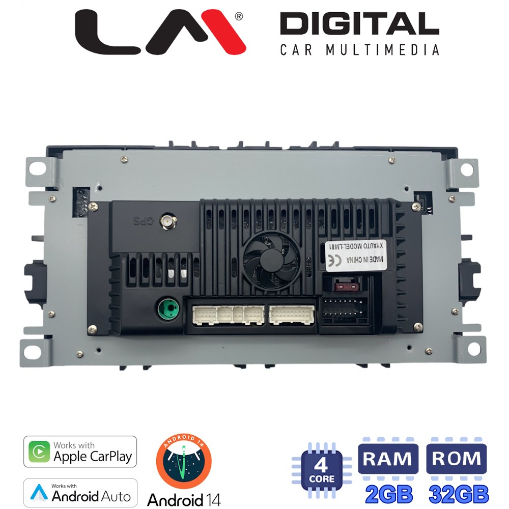 Οθόνη Multimedia LM Digital V4003T GPS Με Apple CarPlay / Android Auto / BT / GPS / WiFi / GPRS Για FORD FOCUS -2011 / MONDEO 2007 - 2014 / GALAXY 2007 - 2014 / S-MAX 2008 - 2014
