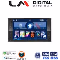 Οθόνη Multimedia LM Digital V4071T GPS Με Apple CarPlay / Android Auto / BT / GPS / WiFi Για TOYOTA RAV4 1999 - 2009 / HILUX 2005 - 2011 / YARIS 2015+