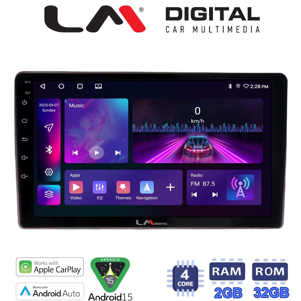Οθόνη Multimedia LM Digital ZA4159 GPS Με Apple CarPlay / Android Auto / BT / GPS / WIFI / GPRS Για ALFA ROMEO 159