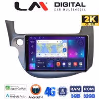 Οθόνη Multimedia LM Digital ZD8549G GPS Με Apple CarPlay / Android Auto / BT / GPS / WIFI / GPRS Για HONDA JAZZ 2008 - 2012