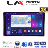 Οθόνη Multimedia LM Digital ZD8754 GPS Με Apple CarPlay / Android Auto / BT / GPS / WIFI / GPRS Για TOYOTA YARIS 2023+