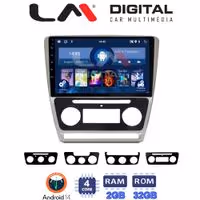 Οθόνη Multimedia LM Digital ZL4005 GPS Με BT / GPS / WiFi Για SKODA OCTAVIA 2005 - 2012